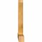 Ekena Millwork Portland Rough Sawn Timber Gable Bracket, Western Red Cedar, 60"W x 32"H x 4"D x 4"F, 13/12 Pitch GBW060X32X0404POR00RWR - alternate 2